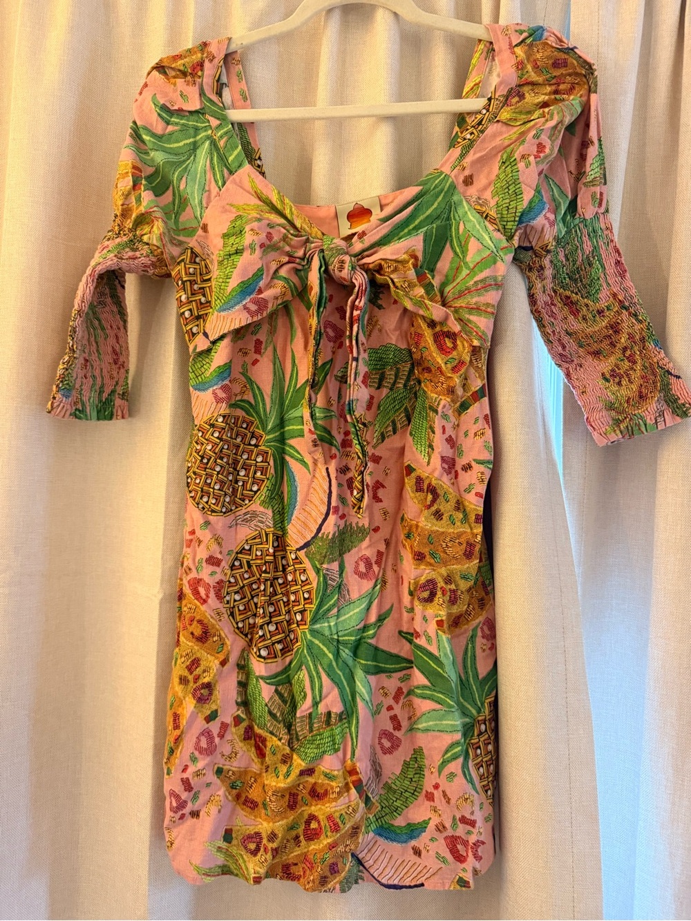 Farm Rio Mixed Fruits Mini Dress | Size XS